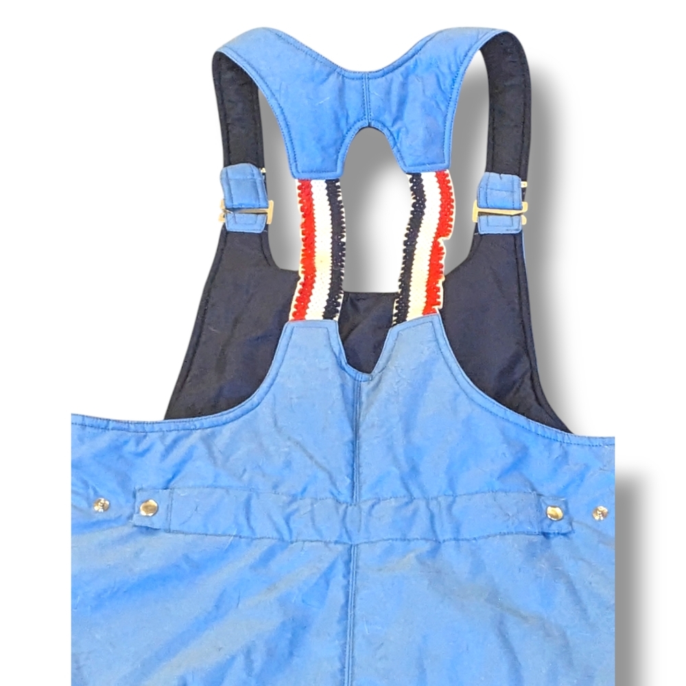VTG KWay Ski Bibs, 1970s Snow Pants Women's Slim - Picture 10 of 15
